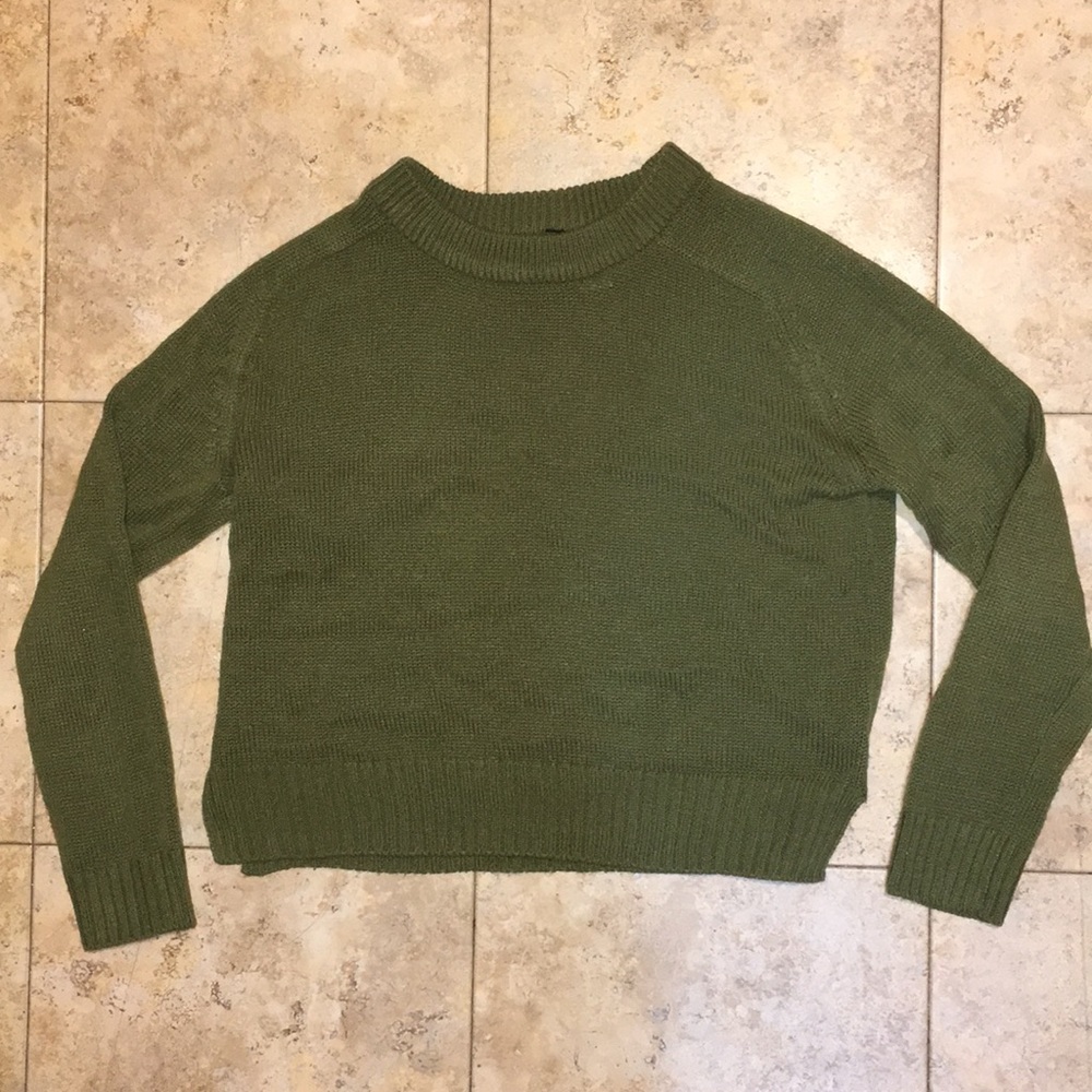 Forest green oversized sweater